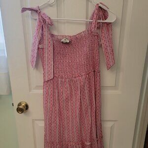 Cameron Eubanks Wimberly Tie Shoulder Dress for Tuckernuck | Pink